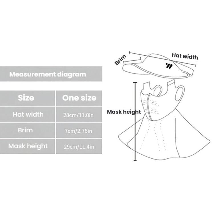 WEST BIKING 3 In 1 UV-Protective Cooling Mesh Breathable Detachable Sun Hat Face Mask Neck Scarf