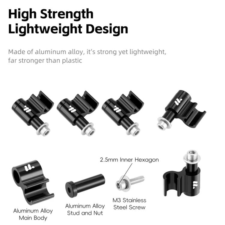 WEST BIKING 5pcs /Bag Mountain Bike Hose Guide Plate Frame Cable Conversion Mounting Bracket