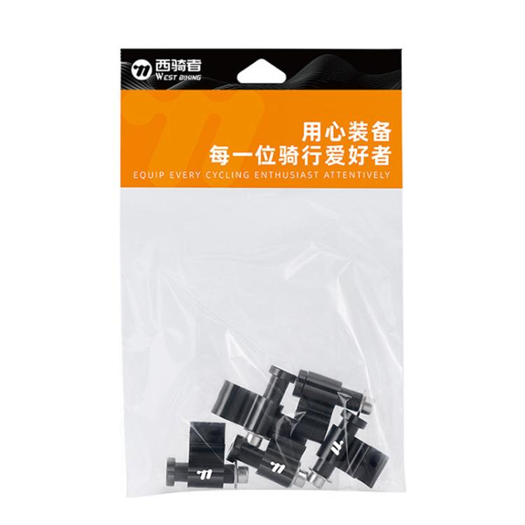 WEST BIKING 5pcs /Bag Mountain Bike Hose Guide Plate Frame Cable Conversion Mounting Bracket