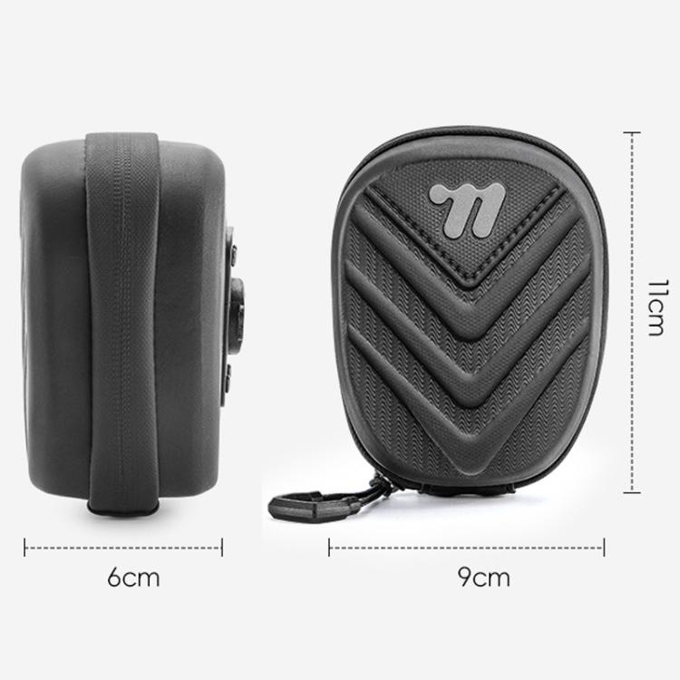WEST BIKING Bicycle Hard-Shell Tail Bag Waterproof Quick-Release Cycling Bag