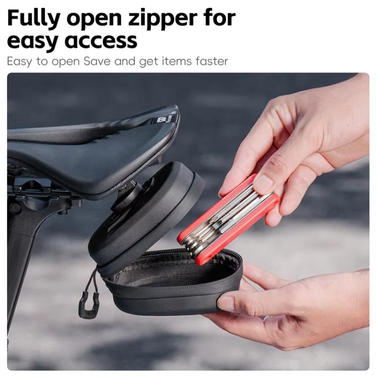 WEST BIKING Bicycle Hard-Shell Tail Bag Waterproof Quick-Release Cycling Bag