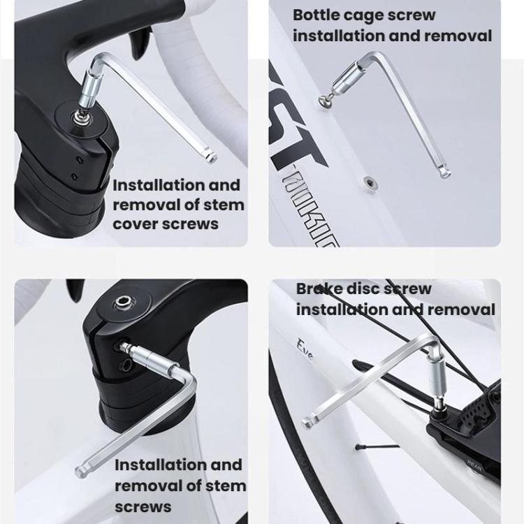 WEST BIKING 14 In 1 Bicycle Repair Tool Set Mini Multi-Functional Wrench Tool Set