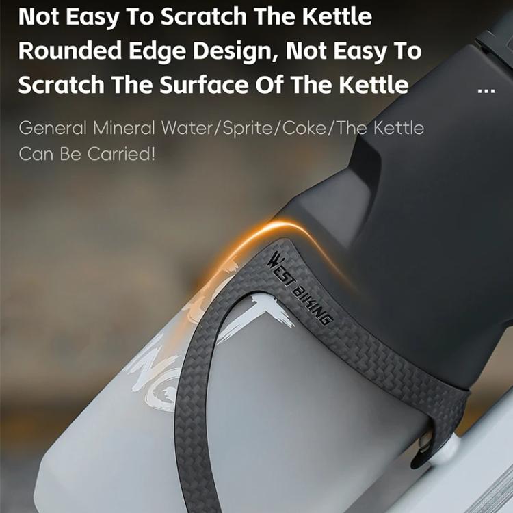 WEST BIKING Bicycle Carbon Fiber Water Bottle Cage Lightweight Cycling Water Bottle Holder