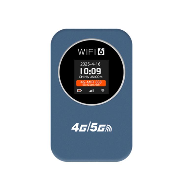 4G/5G Portable WiFi Hotspot 300Mbps Mobile Router With Time Display, 3000mAh Built-In Battery
