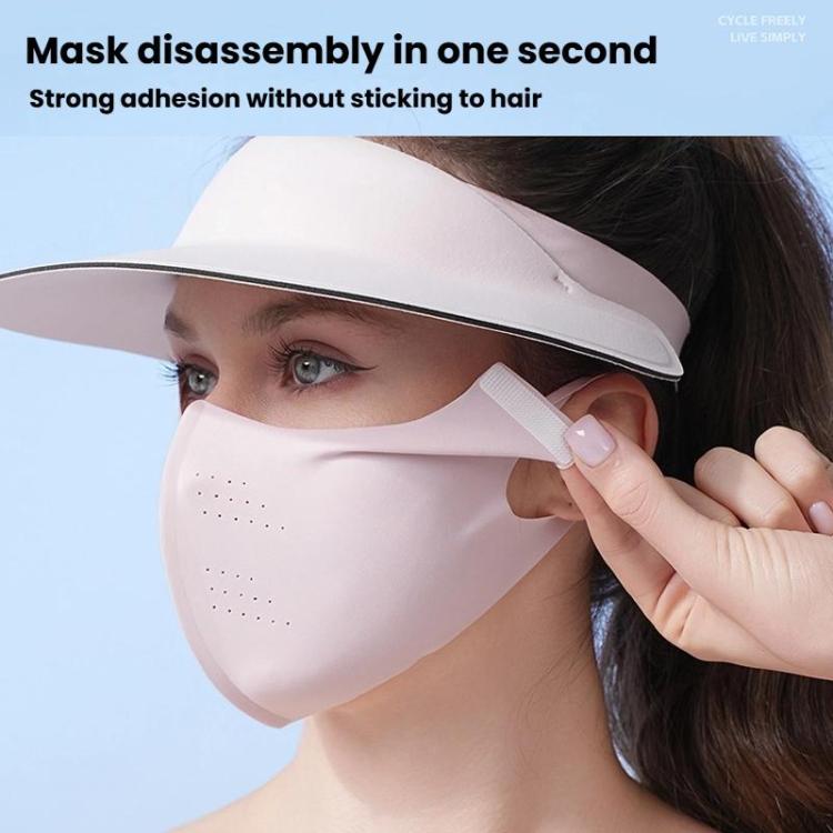 WEST BIKING 2 In 1 Outdoor Sports Sun Protection Mask UV-Blocking Sun Hat Cycling Breathable Face Cover