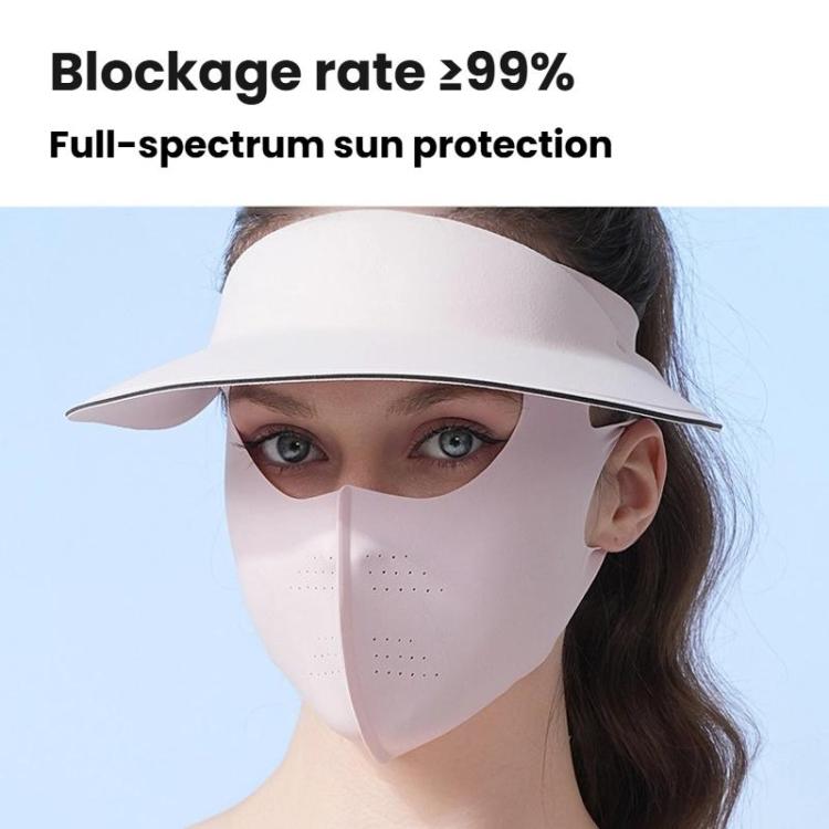 WEST BIKING 2 In 1 Outdoor Sports Sun Protection Mask UV-Blocking Sun Hat Cycling Breathable Face Cover