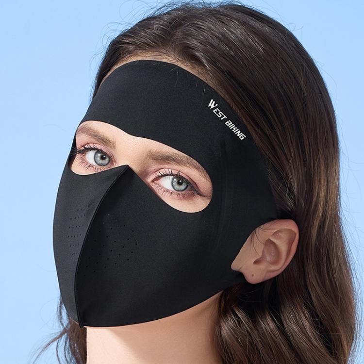 WEST BIKING Sports Cycling Face Mask Ice Silk Breathable Sun Protection Mask