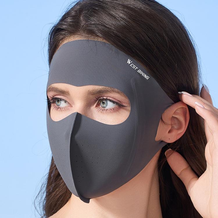 WEST BIKING Sports Cycling Face Mask Ice Silk Breathable Sun Protection Mask