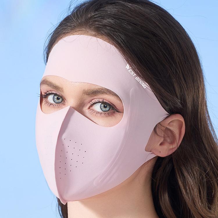 WEST BIKING Sports Cycling Face Mask Ice Silk Breathable Sun Protection Mask