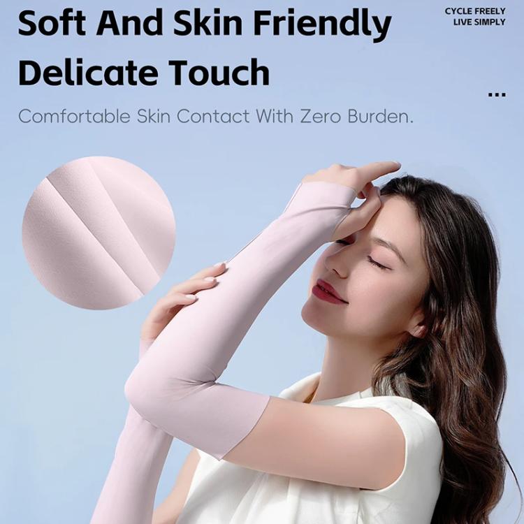 WEST BIKING 1pair Outdoor Cycling Ice Silk UV-Protective Arm Sleeves Fishing Travel Arm Protection Ice Sleeves