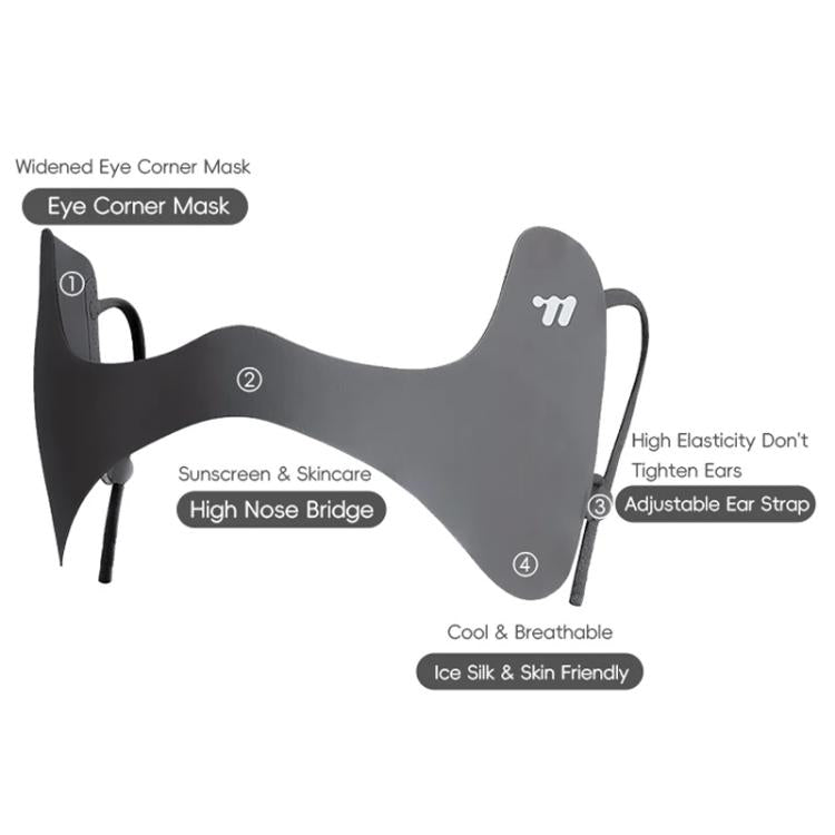 WEST BIKING Outdoor Sun Protection Face Mask Eye Protecting Ice Silk Seamless Butterfly Mask