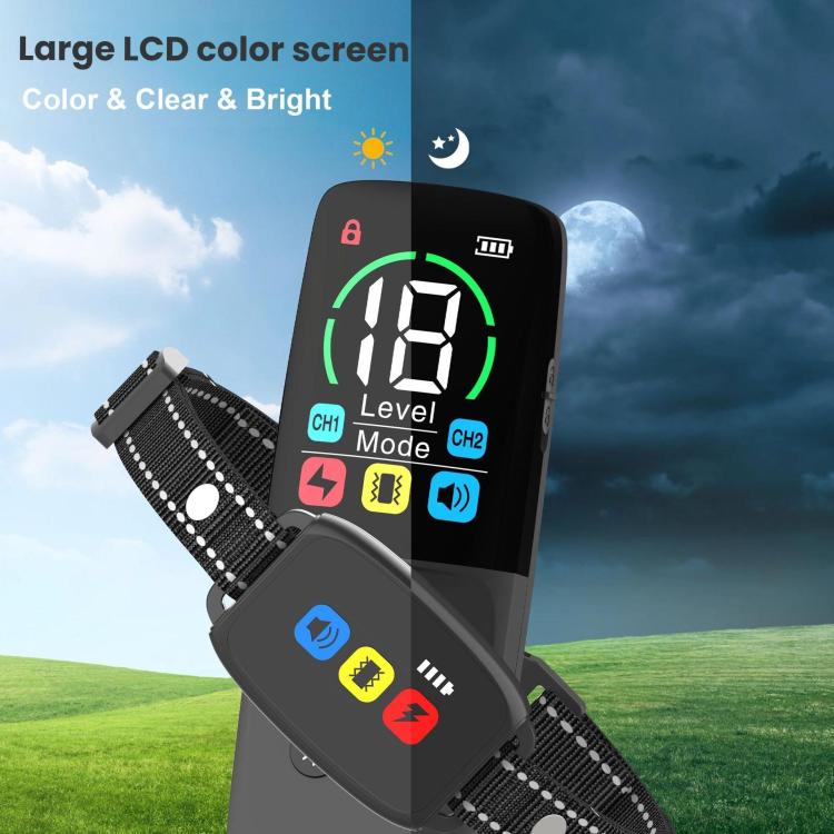 Remote-controlled Color Screen Dog Barking Control Device