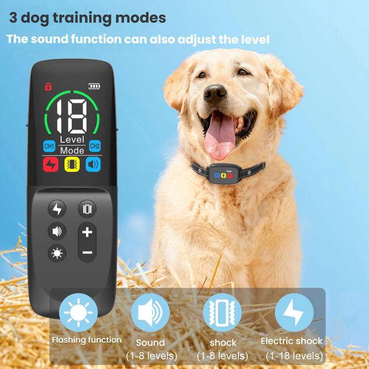 Remote-controlled Color Screen Dog Barking Control Device