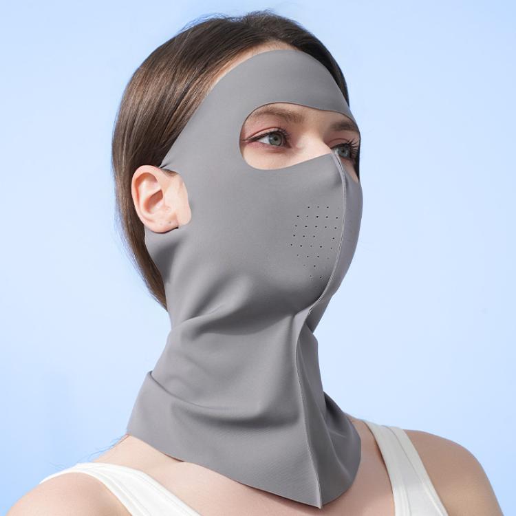 WEST BIKING Breathable Moisture-Wicking Quick-Dry Full-Face Sun Protection Mask Outdoor Cycling Sports Ice-Silk Neck Bib