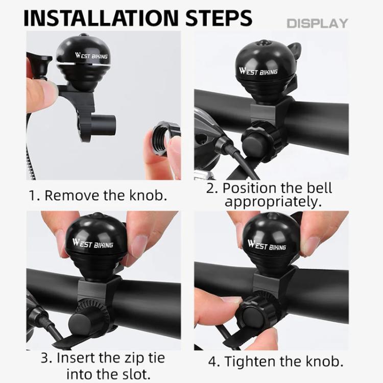 WEST BIKING Bicycle Bell Cycling Aluminum Alloy Warning Horn