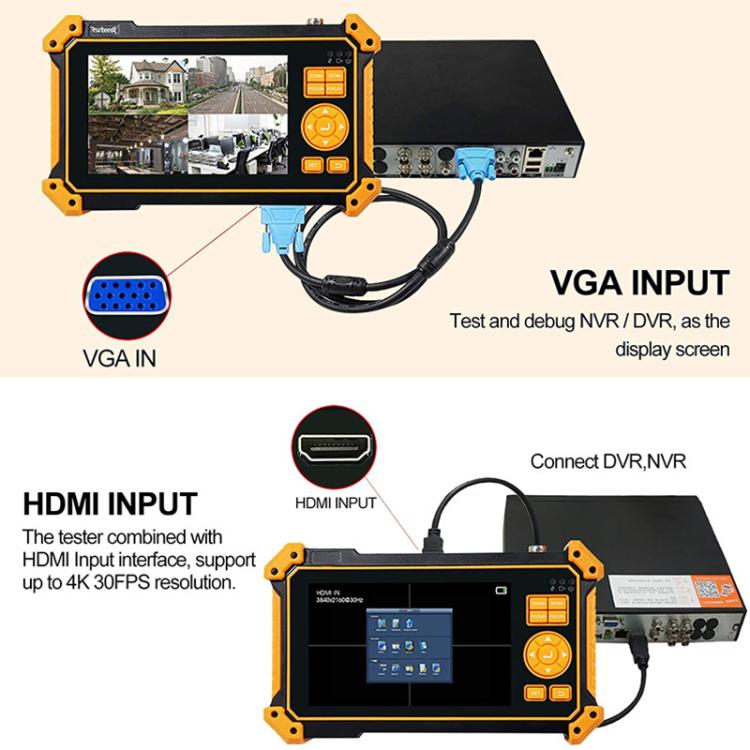 HD-3100C 5 Inch Engineering Tool Video Surveillance Tester