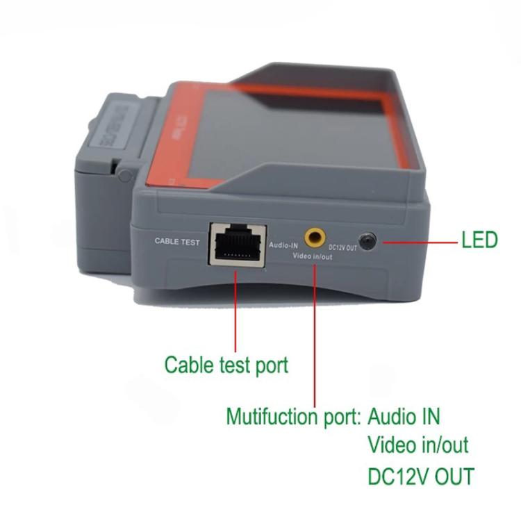5300ACT 5 Inch HD Surveillance Tester Analog/Coaxial AHD/TVI/CVI Supports 8MP Engineering Tool