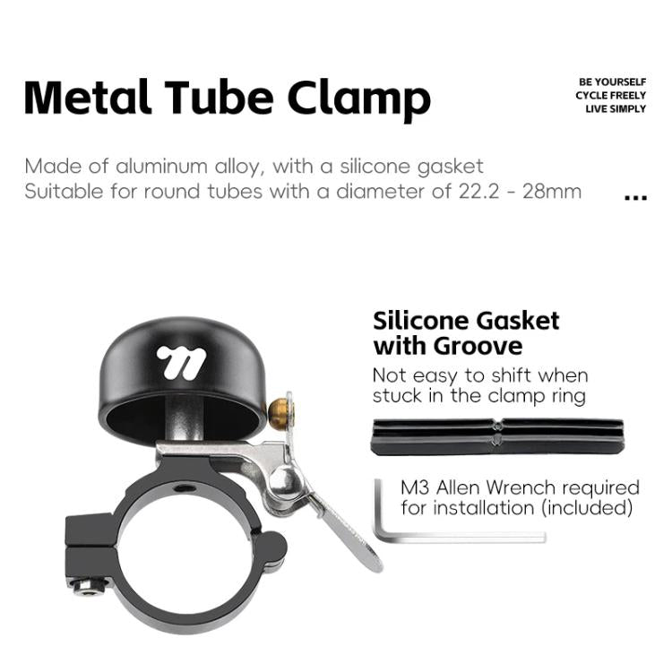 WEST BIKING Mountain Bike Bell Vintage Copper Bicycle Bell