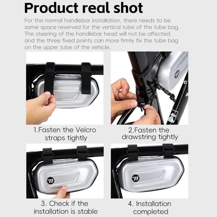 WEST BIKING Bicycle Glasses Hard Case Storage Bag Top Tube Bag Portable Crossbar Bag