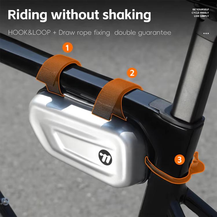 WEST BIKING Bicycle Glasses Hard Case Storage Bag Top Tube Bag Portable Crossbar Bag