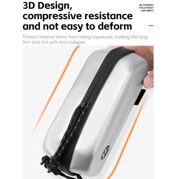 WEST BIKING Bicycle Glasses Hard Case Storage Bag Top Tube Bag Portable Crossbar Bag