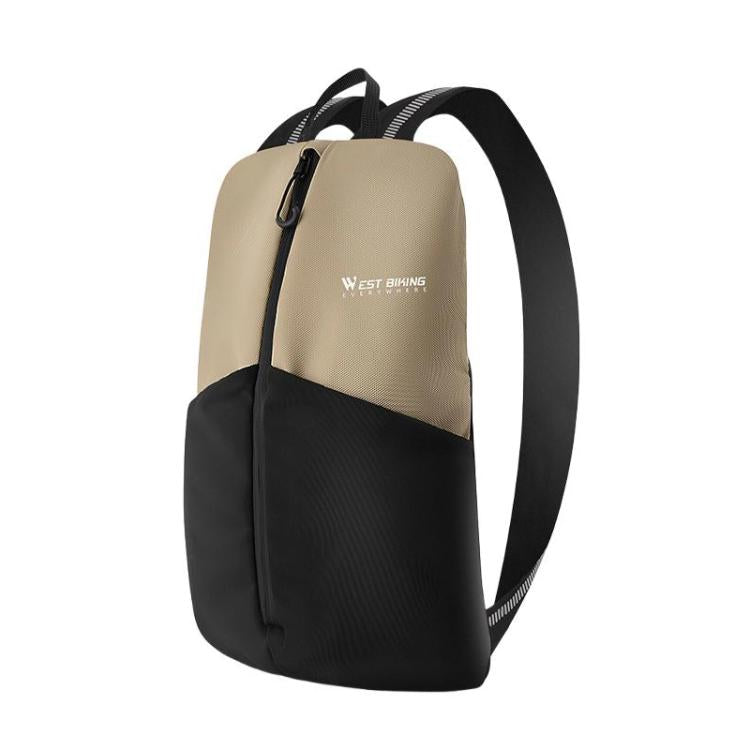WEST BIKING Bicycle Riding Backpack Reflective Warning Outdoor Lightweight Portable Shoulder Bag