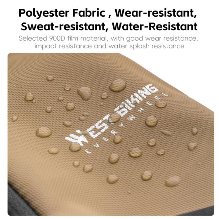 WEST BIKING Bicycle Riding Backpack Reflective Warning Outdoor Lightweight Portable Shoulder Bag