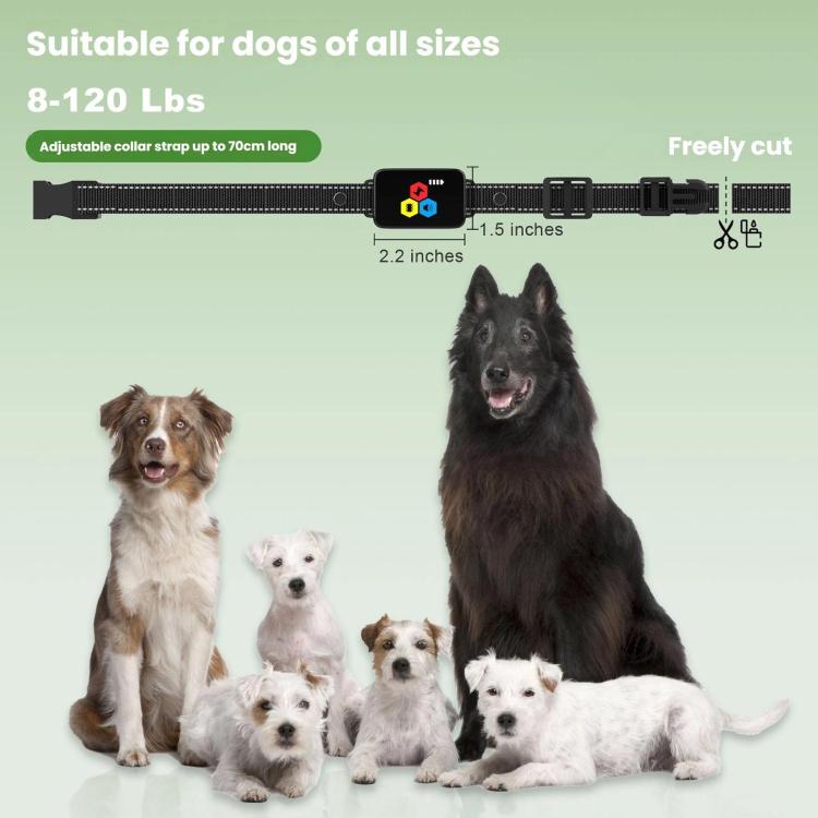 Color Screen Shock Collar Remote Control Dog Training Device