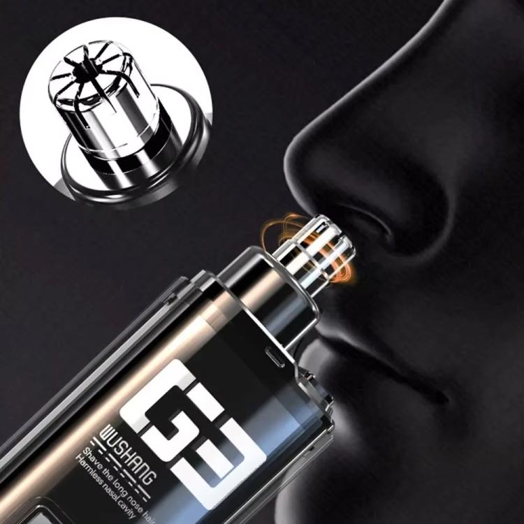 WUSHANG Rechargeable Nose Hair Trimmer USB-C Charging Gentle & Painless Nasal Grooming
