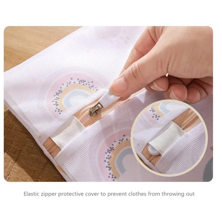 Laundry Fine Net Bags Set Clothing Care Anti-Tangle Washing Machine Bags