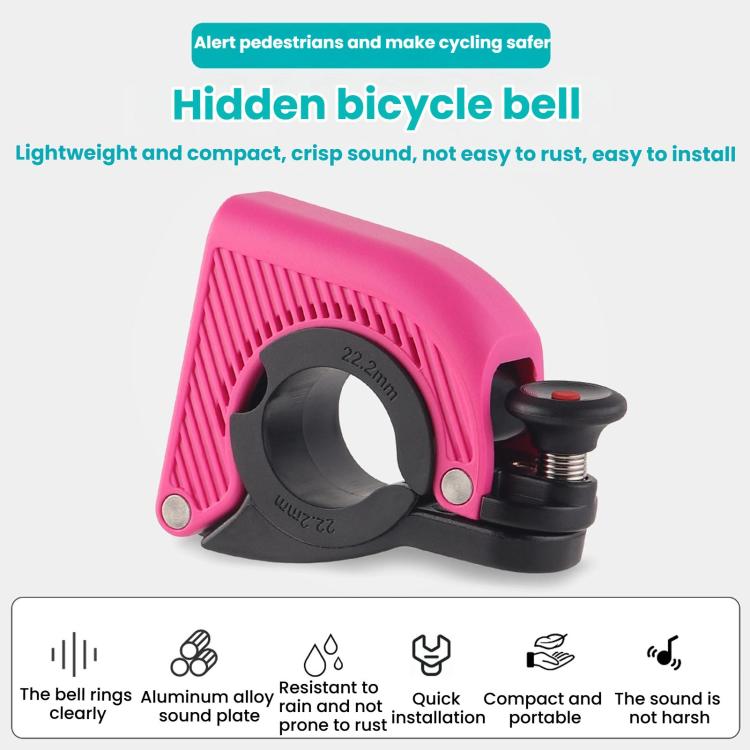 Concealed Aluminum Alloy Bell For Bicycles Mountain Bike Bell