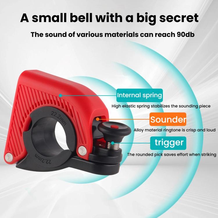 Concealed Aluminum Alloy Bell For Bicycles Mountain Bike Bell