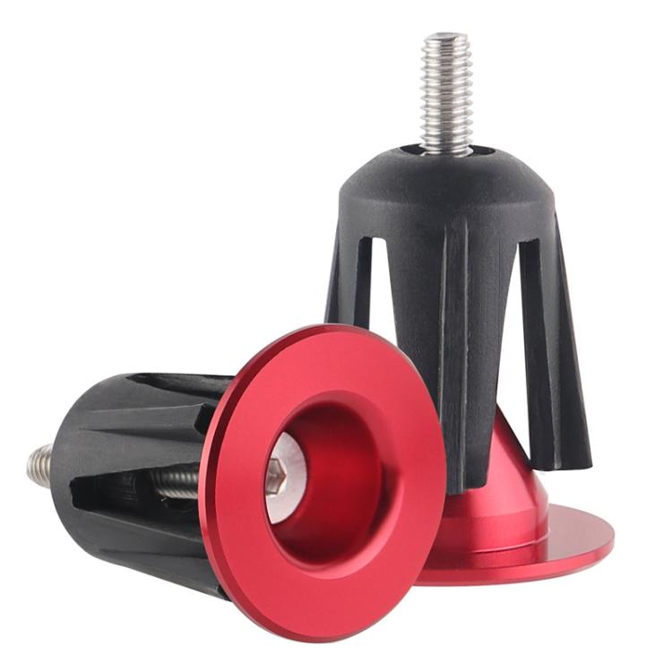 For 22-24mm Handlebar 1pair Bicycle Expanding Locking Aluminum Alloy Bar End Plug Cycling Accessories