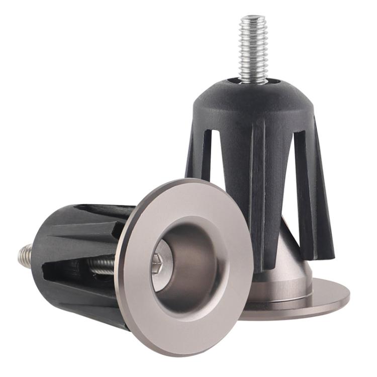 For 22-24mm Handlebar 1pair Bicycle Expanding Locking Aluminum Alloy Bar End Plug Cycling Accessories