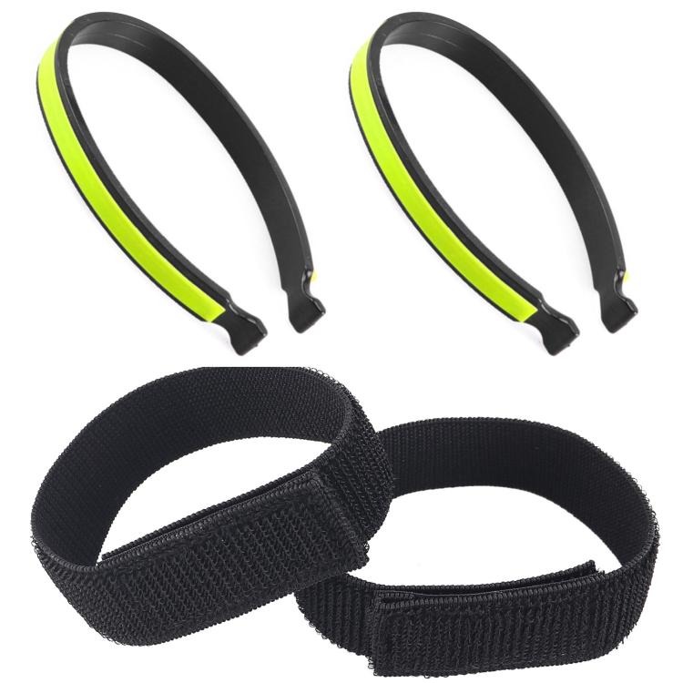 1pair Reflective Pants Cinch Strap For Cycling Sports Pants Garter Leg Band