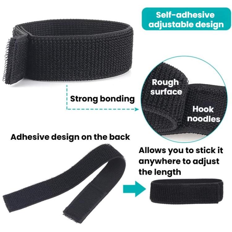 1pair Reflective Pants Cinch Strap For Cycling Sports Pants Garter Leg Band