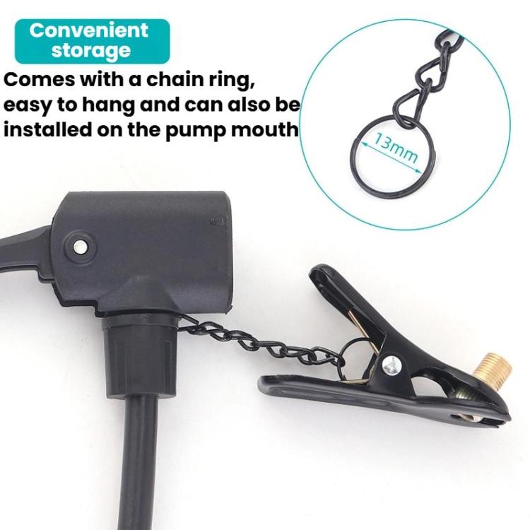 5pcs Schrader To Presta Valve Adapter Clip Portable Presta Valve Inflation Adapter