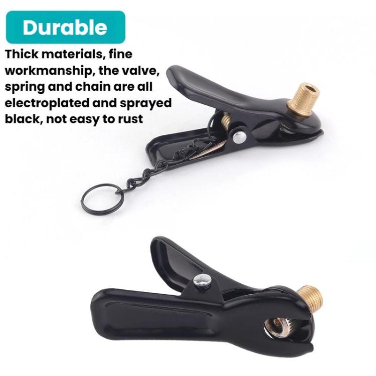 5pcs Schrader To Presta Valve Adapter Clip Portable Presta Valve Inflation Adapter