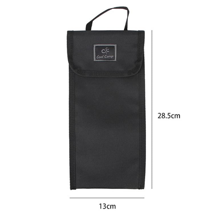 COOL CAMP F-3014 2pcs Outdoor Camping Tent Peg Storage Bag Rectangular Handheld Tool Bag