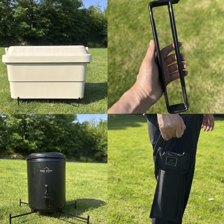 COOL CAMP CF-7001 Outdoor Camping Folding Storage Rack Camping Water Bucket Base Support Mat