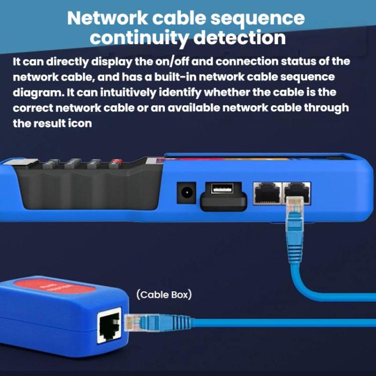 IPC9310Plus-N 4.5 Inch Engineering Tester Network Analog Coaxial Video Surveillance Tester