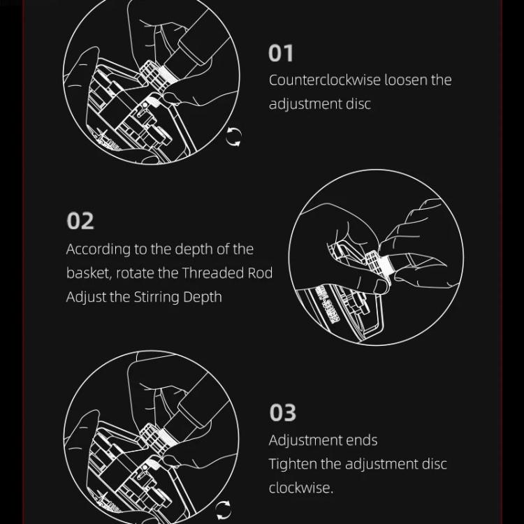 Cyclone Universal Churning Needle Coffee Cloth Chalk Needle