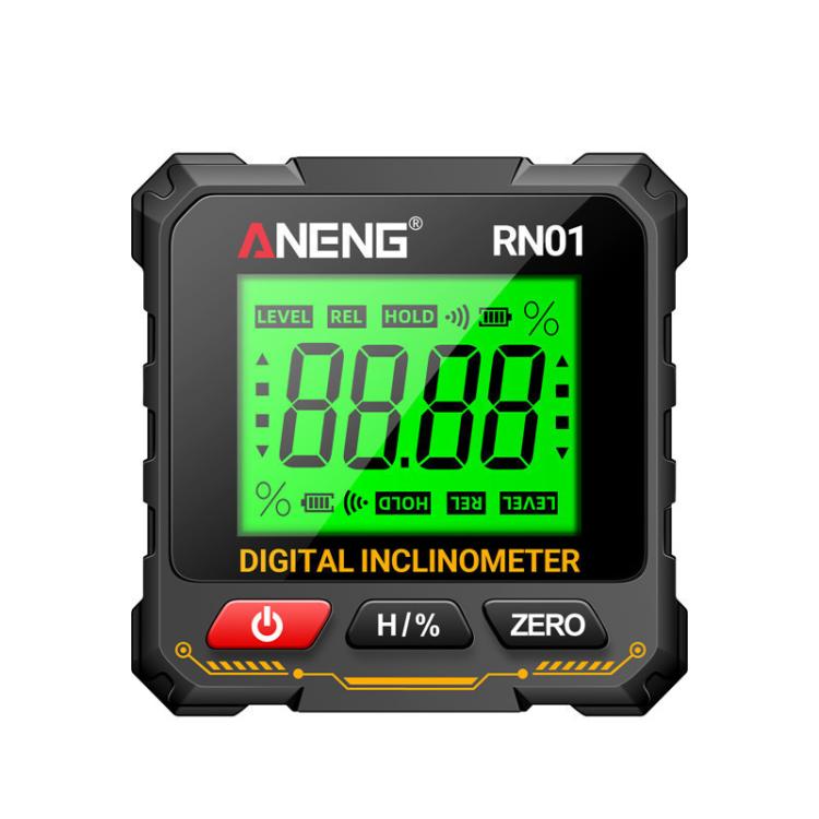 ANENG RN01 Digital Inclinometer Precision Angle Finder With 4-Sided Magnet & Auto-Rotate Screen