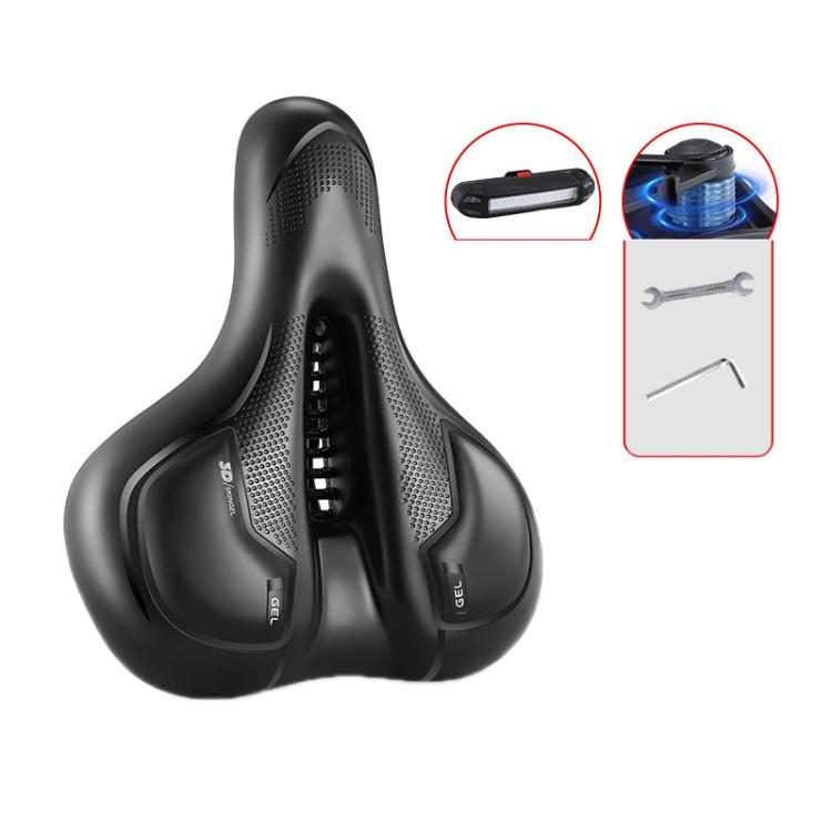 Thickened Universal Bicycle Saddle With Silicone Shock Absorber
