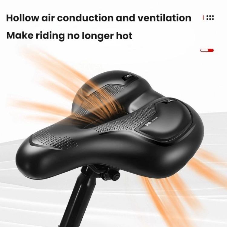 Thickened Universal Bicycle Saddle With Silicone Shock Absorber