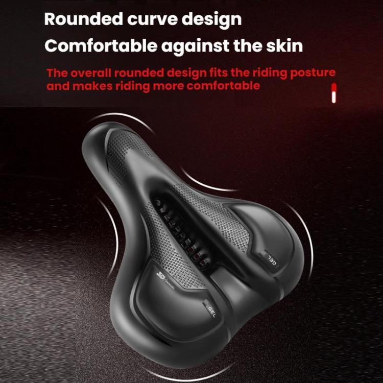 Thickened Universal Bicycle Saddle With Silicone Shock Absorber