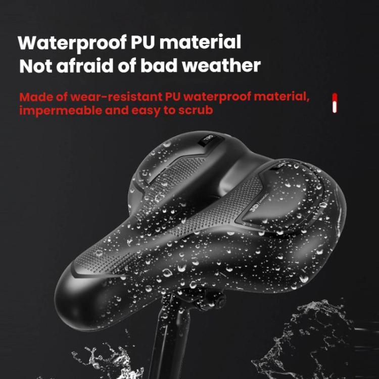 Thickened Universal Bicycle Saddle With Silicone Shock Absorber