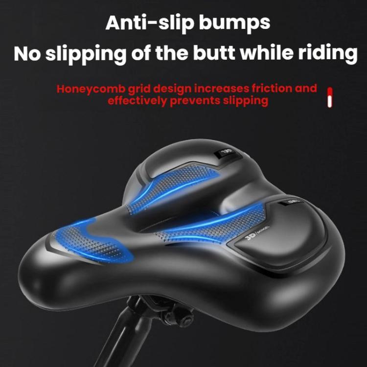Thickened Universal Bicycle Saddle With Silicone Shock Absorber