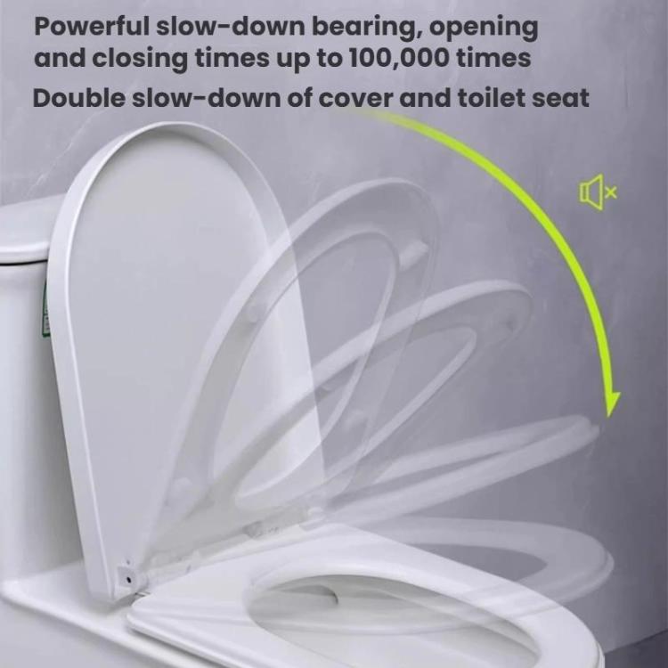 Toilet Seat Slow Close Lid Easy Installation Toilet Seat Replacement