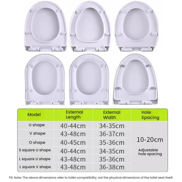Toilet Seat Slow Close Lid Easy Installation Toilet Seat Replacement